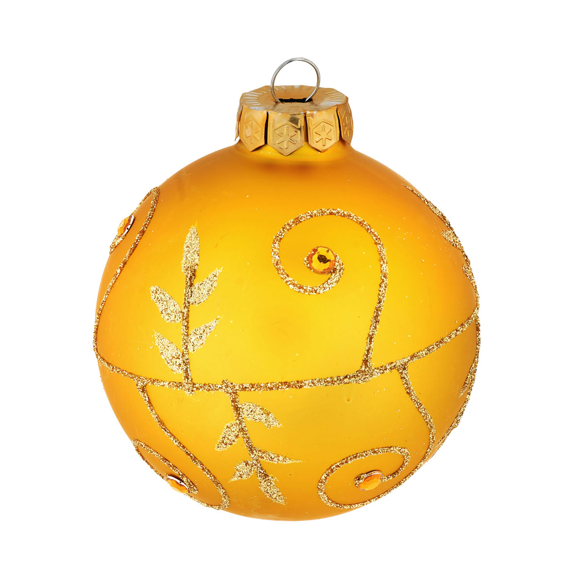 Ambientis Dekorierte Kugel gold-glänzend