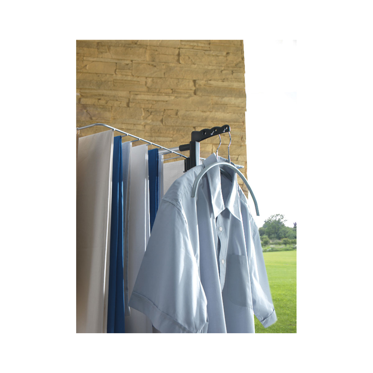 Metaltex Turm-Wäschetrockner Ciclone Vario 78 x 137 x 68 cm silber Bild 11