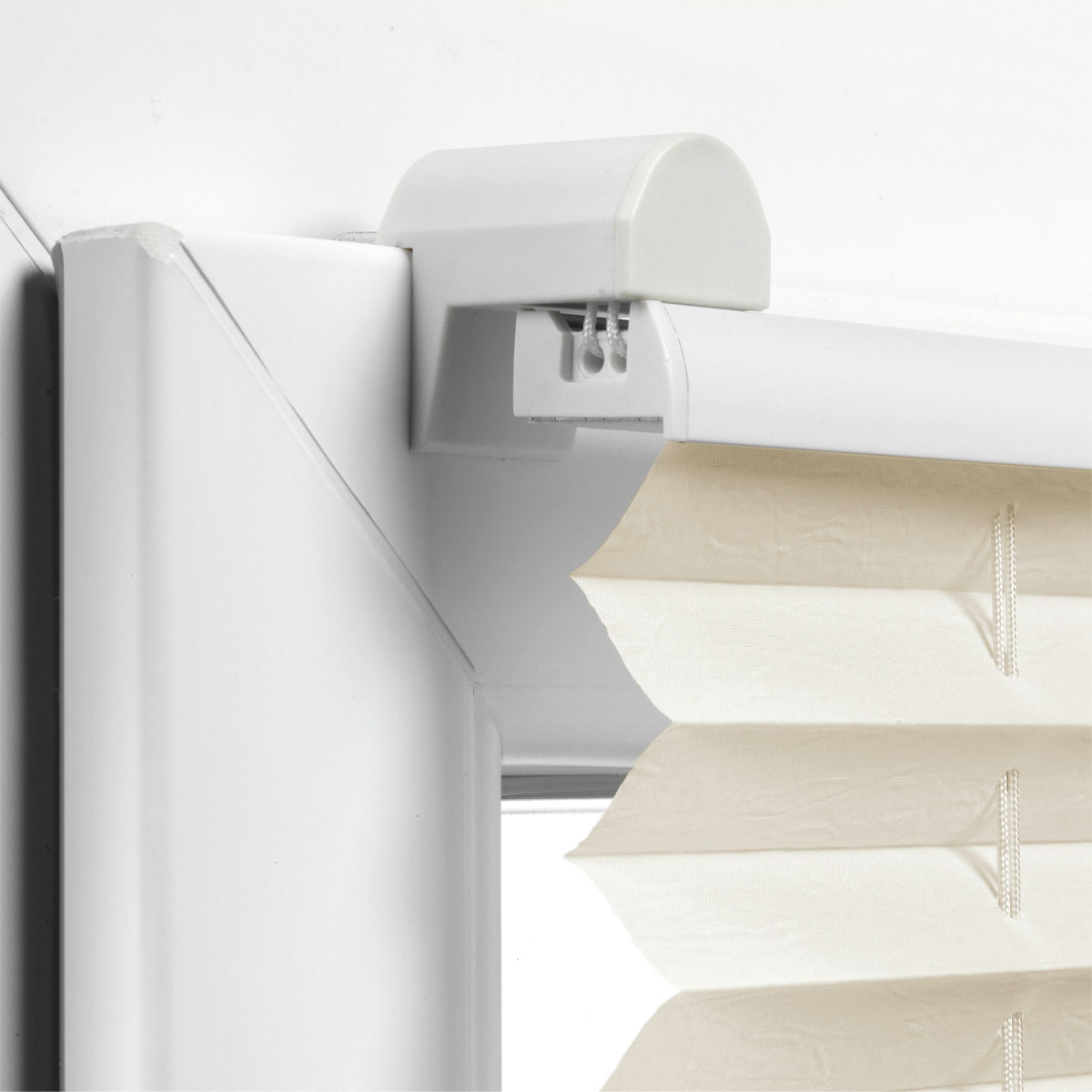 Gardinia Plissee Easyfix mit 2 Bedienschienen 60 x 130 cm creme Bild 2