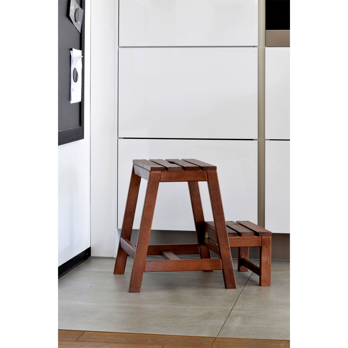 dobar Klapphocker 53/39 x 38 x 45 cm dunkelbraun Bild 4