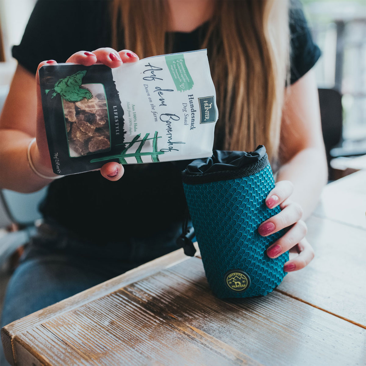 Hunter Snackbeutel Hilo Basic türkis Bild 2