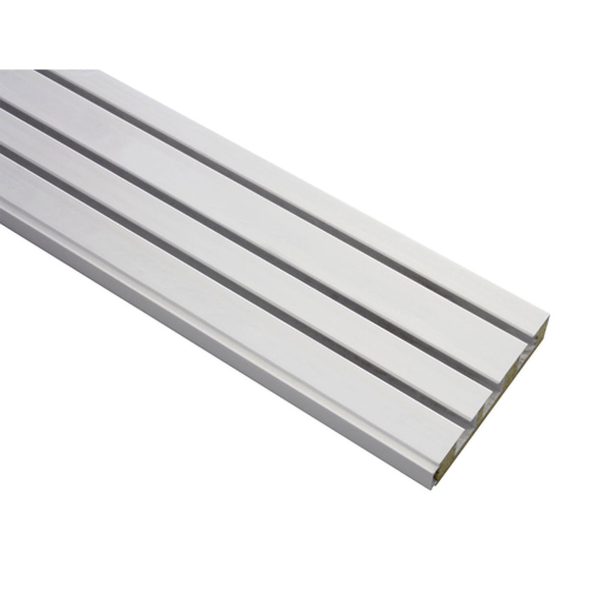 Gardinia Vorhangschiene GE3 250 cm mit Profil für Blendenbefestigung weiß Bild 2