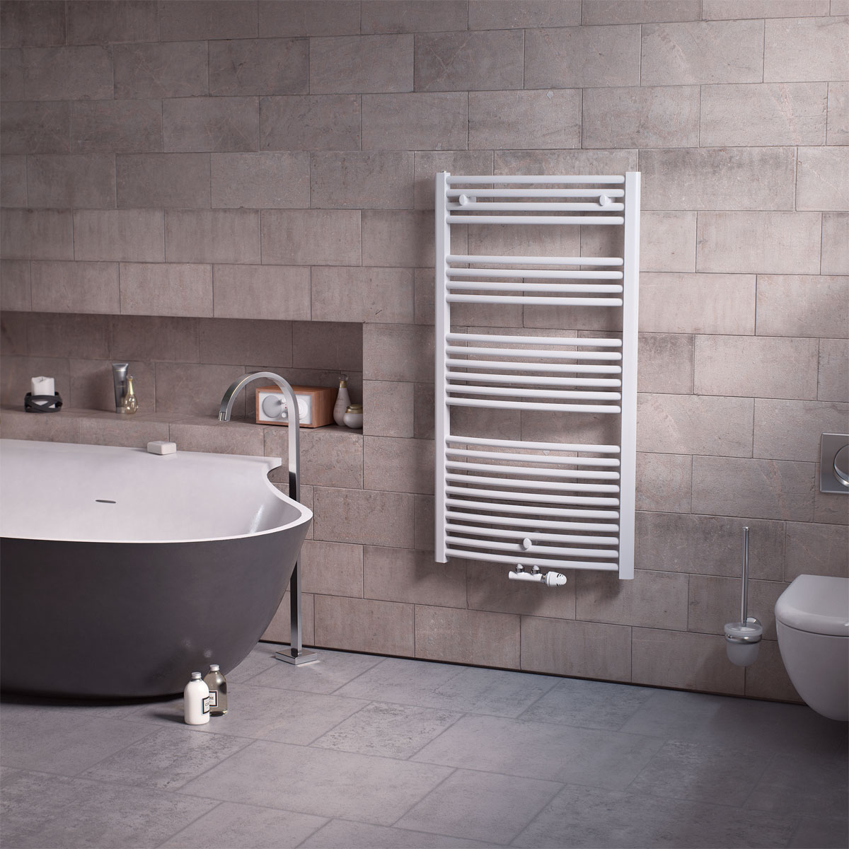 Ximax  Badheizkörper Alpha-C 1750 x 700 mm 1107 Watt Mittenanschluss Weiß