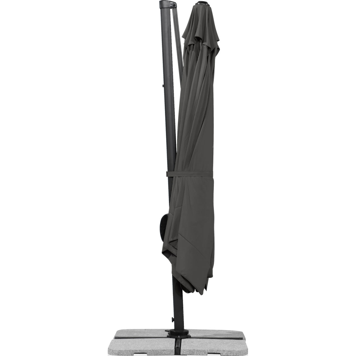 Schneider Schirme Ampelschirm Rhodos 300 x 300 cm anthrazit Bild 4