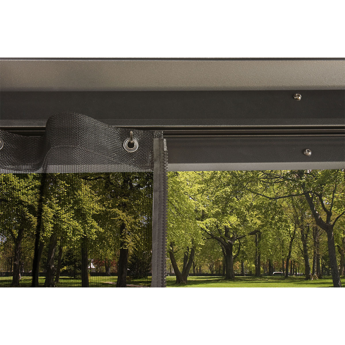 Sojag Pavillon Moreno 1014 inkl. Moskitonetz 298x423x283cm Anthrazit Bild 6