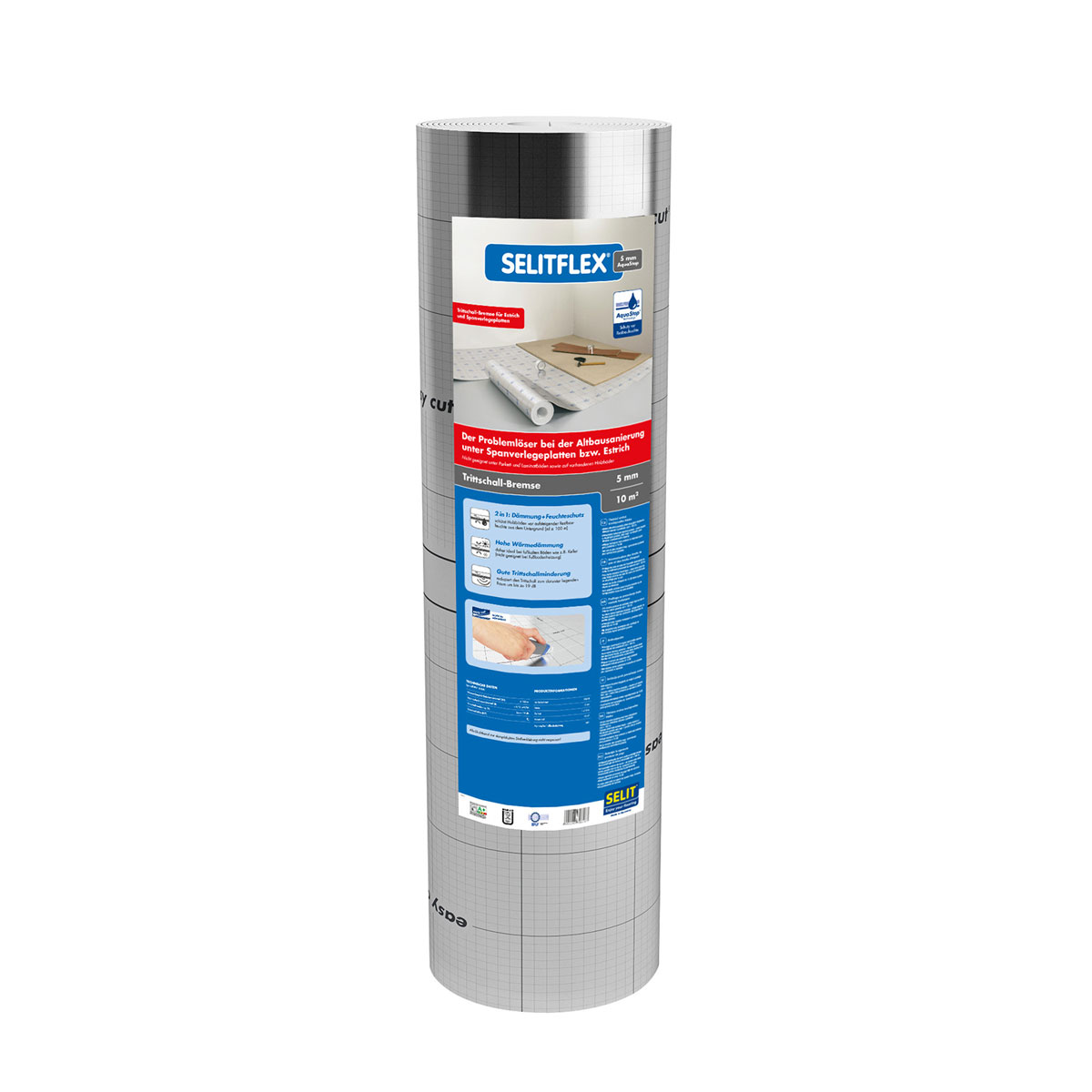 Selit SELITFLEX 5 mm AquaStop Trittschall-Bremse 10m²
