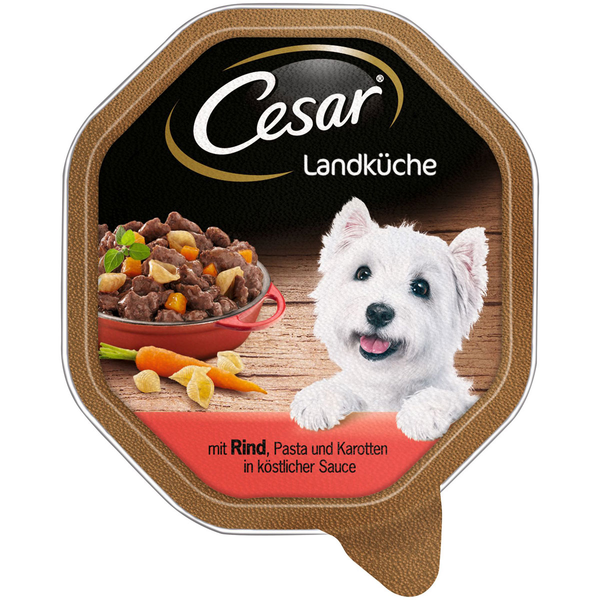 Cesar Schale Landküche Rind Pasta Kartoffel 150g