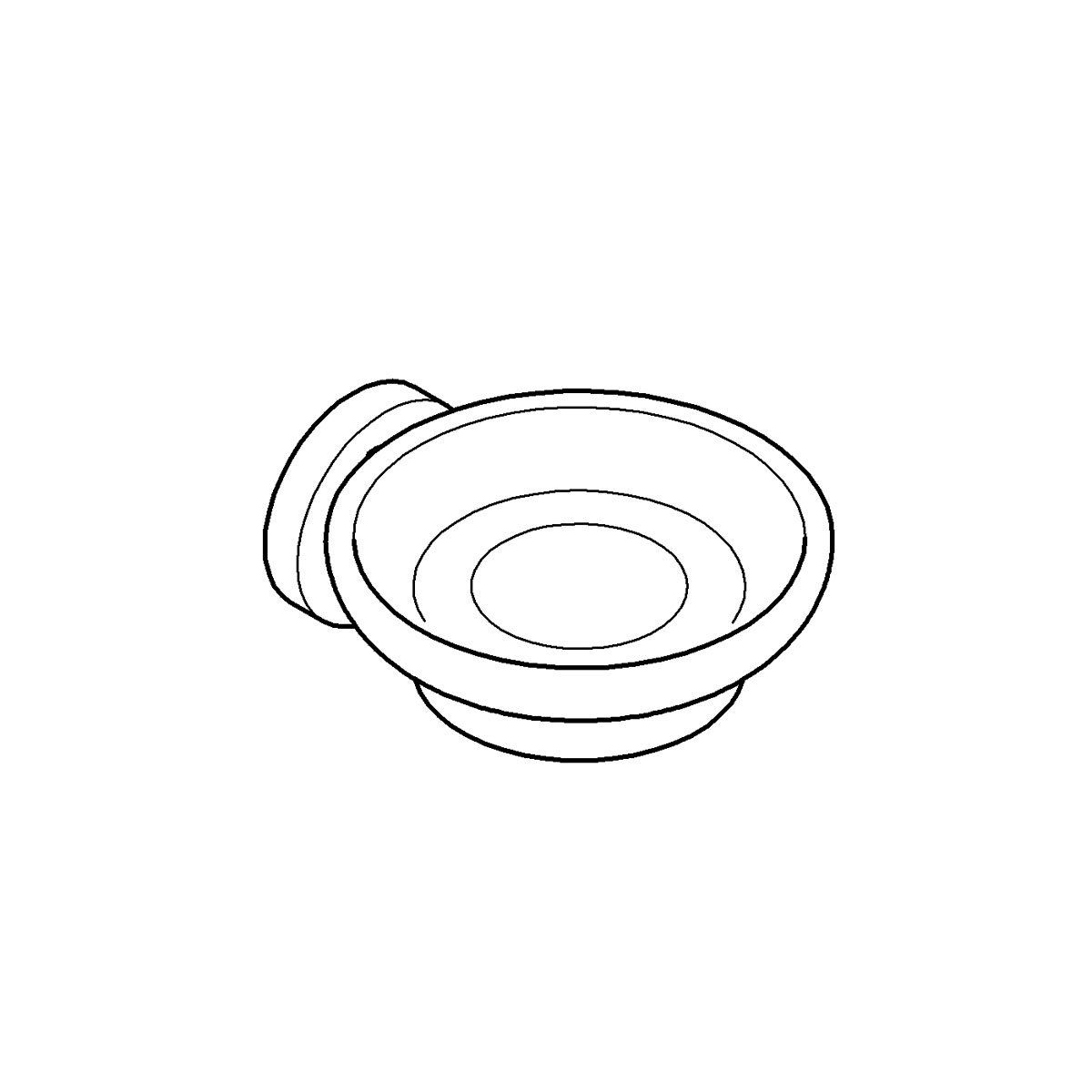 Grohe Seifenbehälter Essentials transparent 11 x 5,8 x 12,5 cm Bild 6