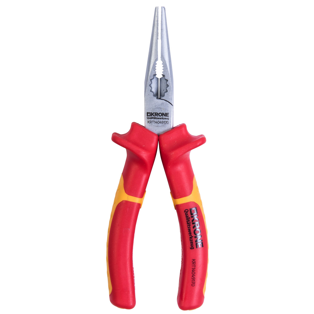 Krone  NWS VDE Flachrundzange gerade 170 mm