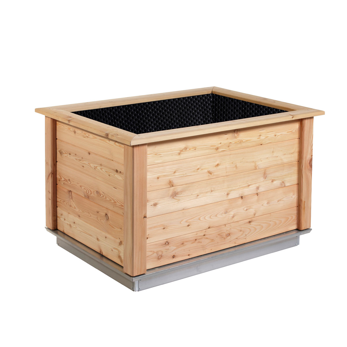 KGT Holz-Hochbeet Woody 130 131 x 79 x 99 cm Bild 2