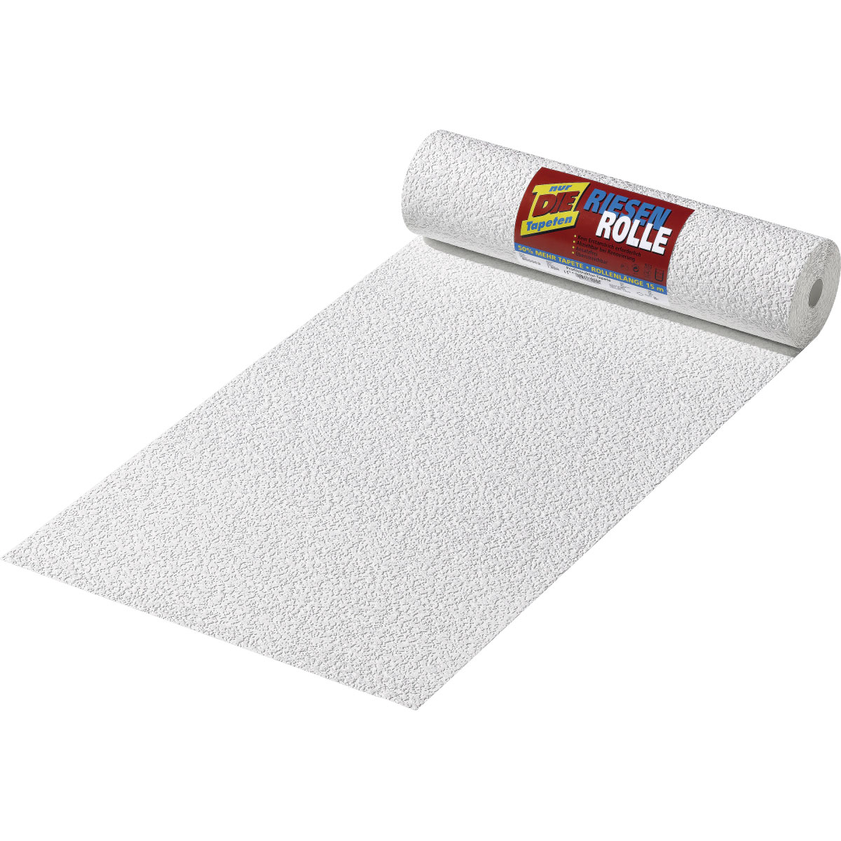 Riesenrolle Schaumtapete 15m
