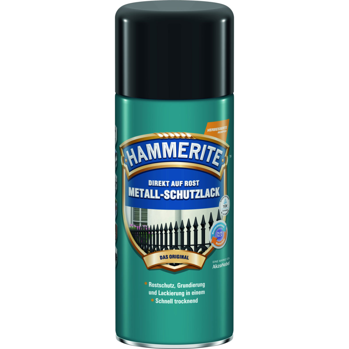 Hammerite Metallschutzlack-Spray matt-schwarz 400 ml
