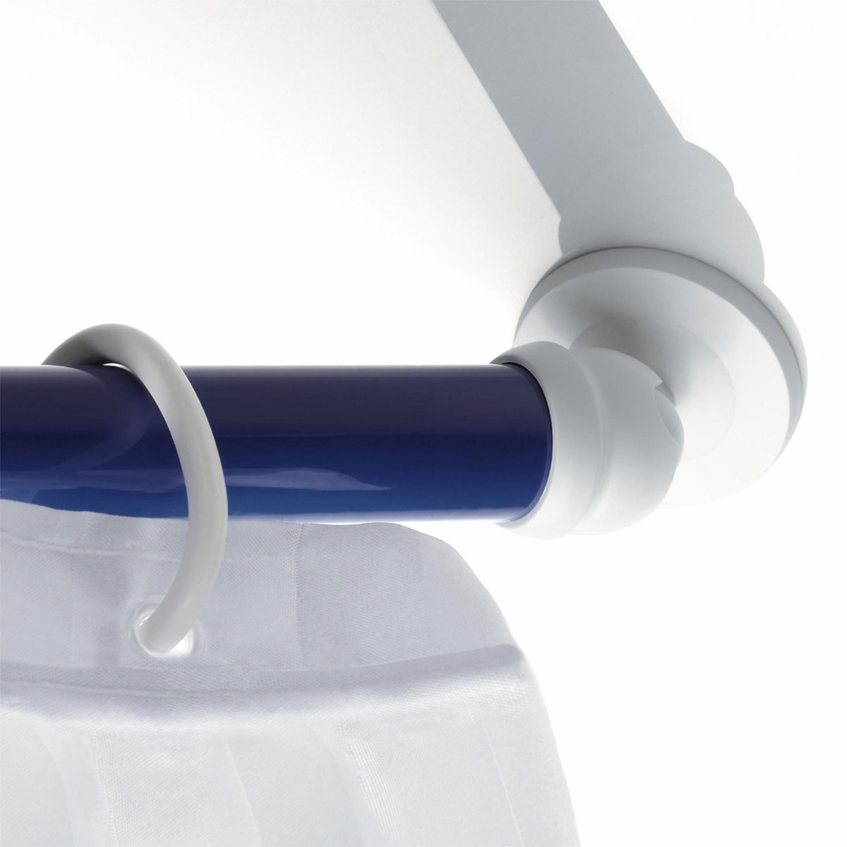 Valblue  Schrägwandadapter für 25 mm Duschgestänge Vario weiß Bild 2