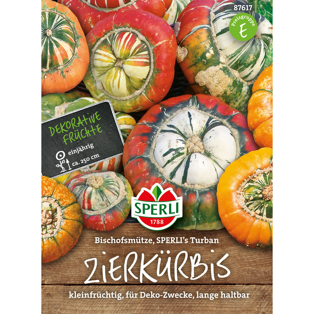 Sperli Zierkürbis Bischofsmütze