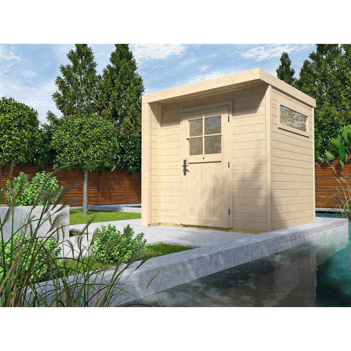 Weka Designhaus „RIVA“, natur