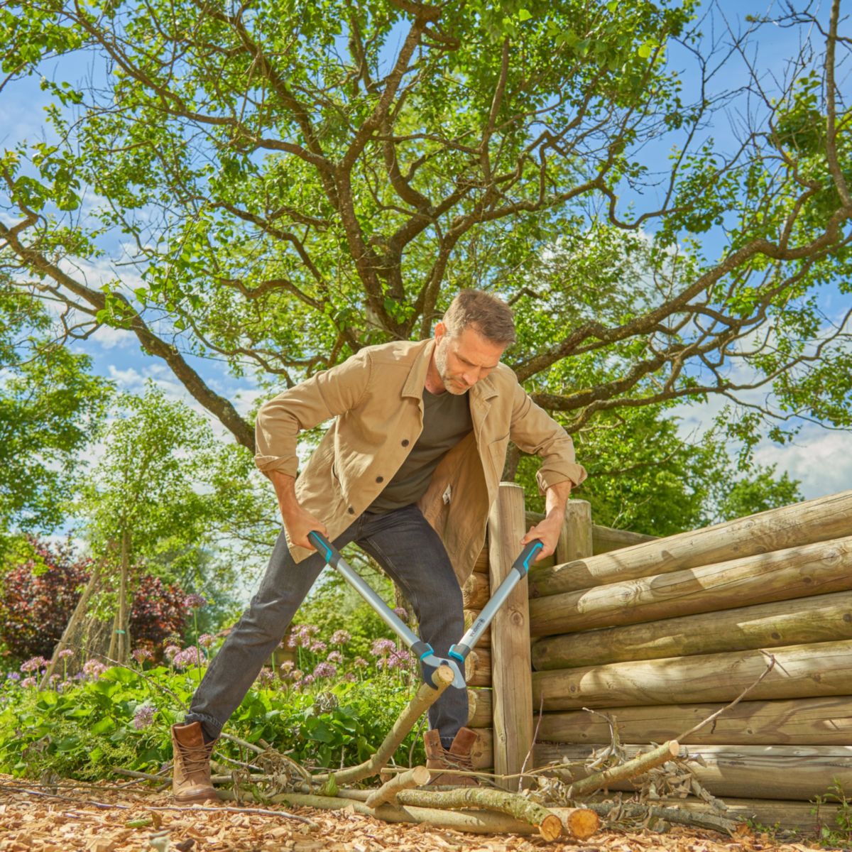 Gardena Astschere EasyCut L Display Set Bypass Bild 4