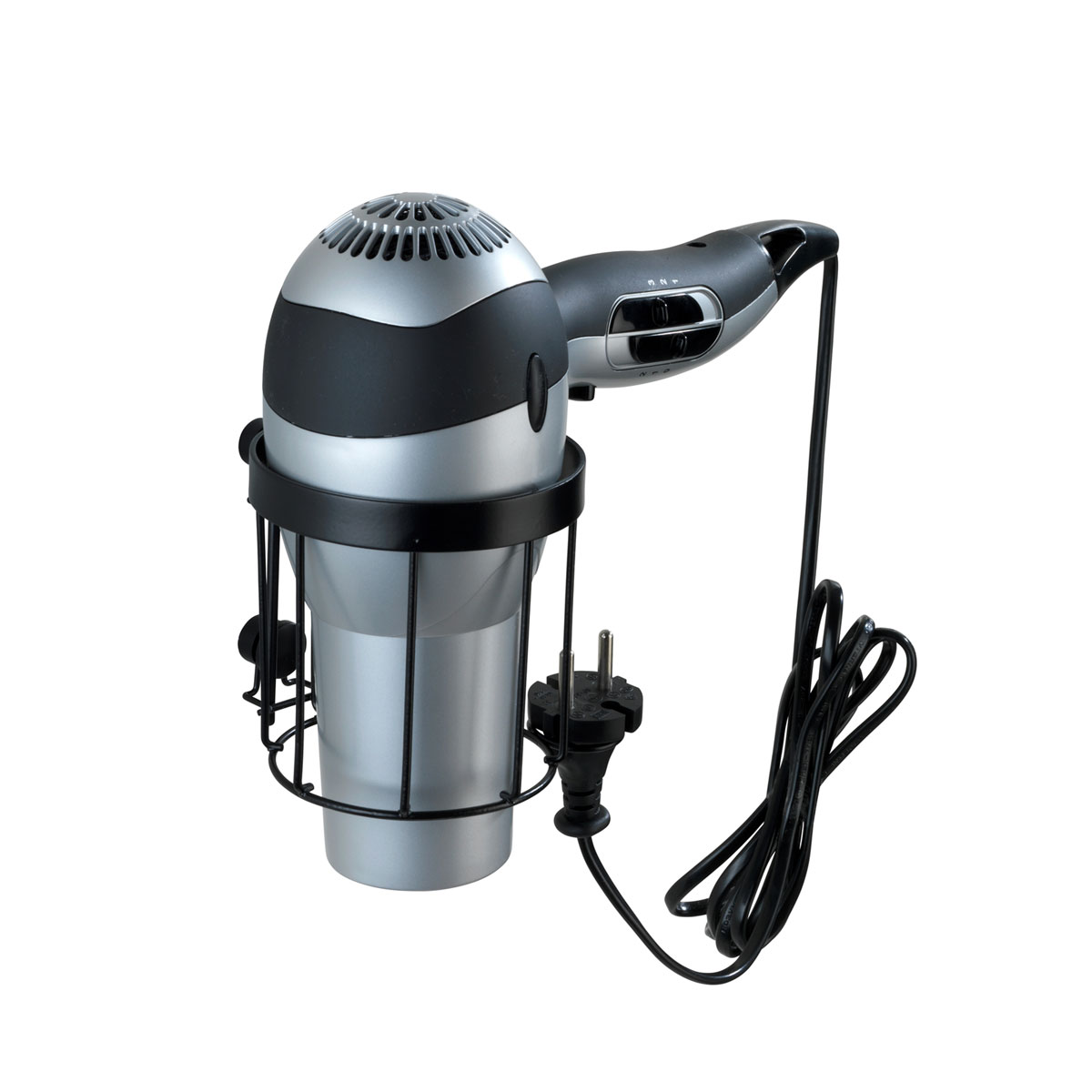 Wenko Haartrocknerhalter Classic Plus Black