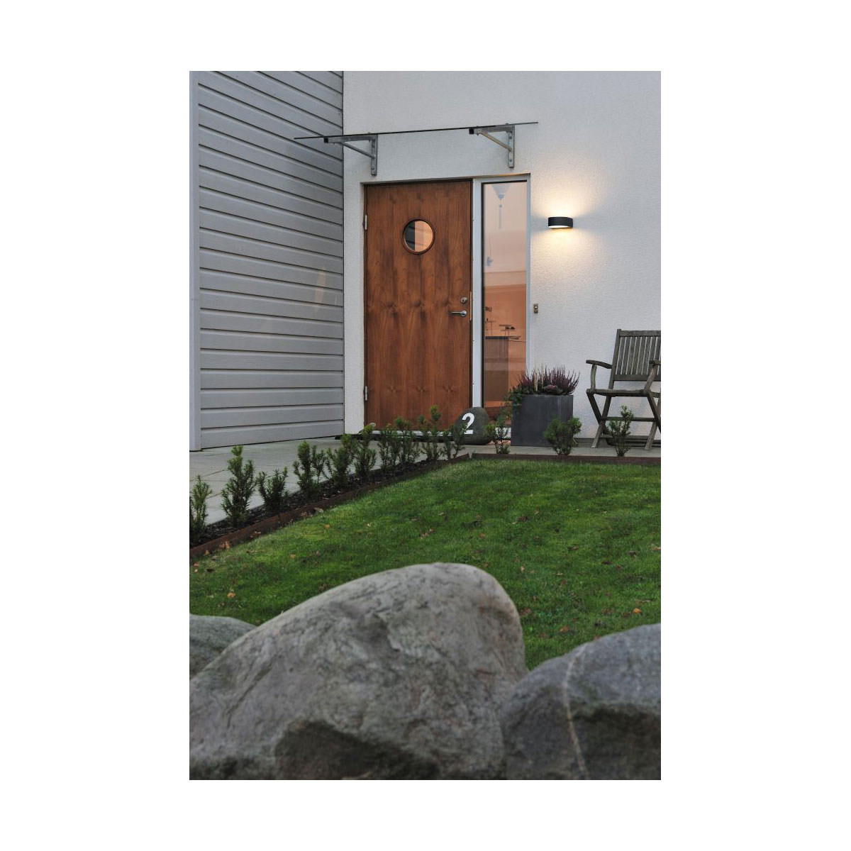 Konstsmide Außenwandleuchte Teramo schwarz Bild 2