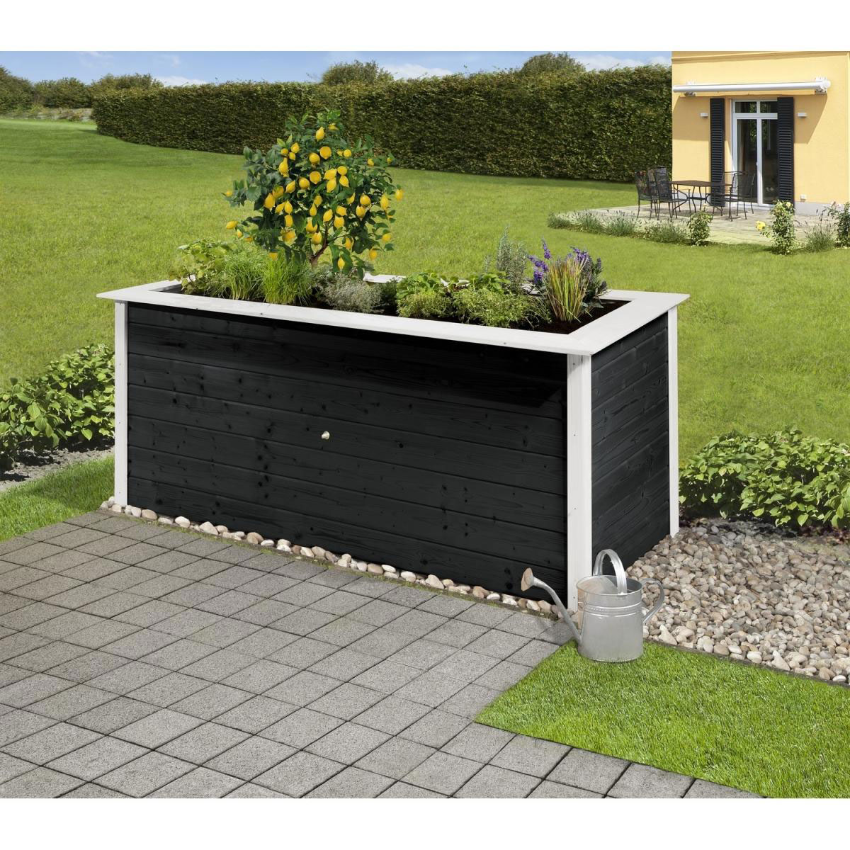 Weka Profi-Hochbeet 669 C 28 mm schwarz