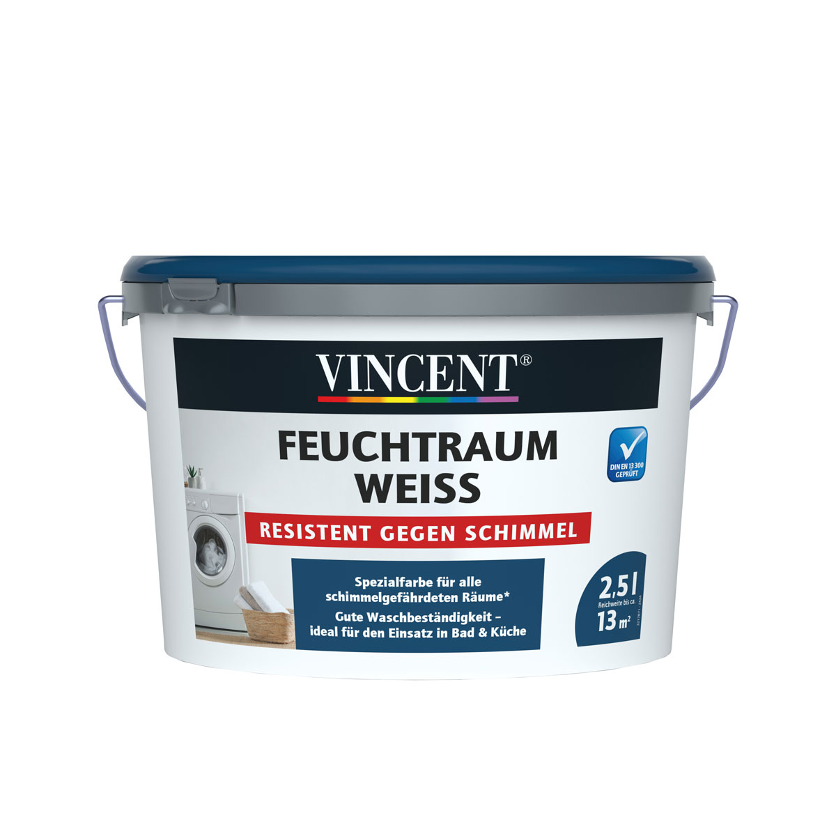 Vincent Feuchtraum Weiss Seidenmatt 2,5 L