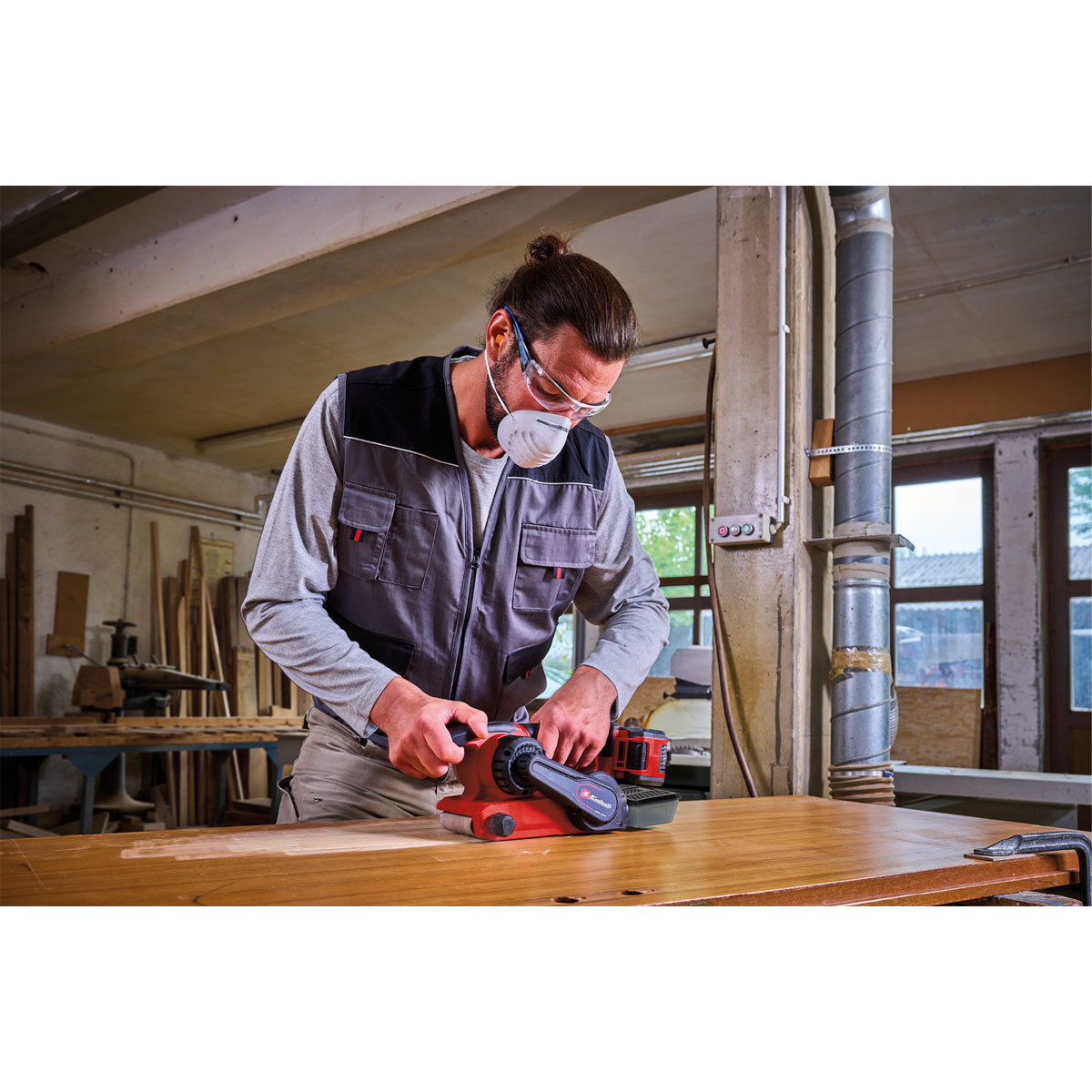 Einhell  Akku-Bandschleifer TP-BS 18/457 Li BL - Solo Bild 12