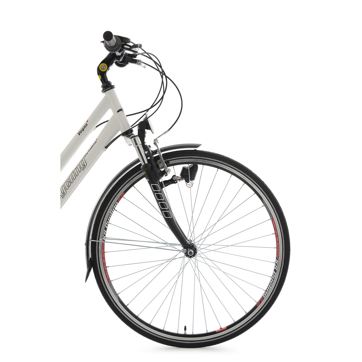 KS Cycling Trekkingrad Vegas Damen Flachlenker 53 cm weiß Bild 6