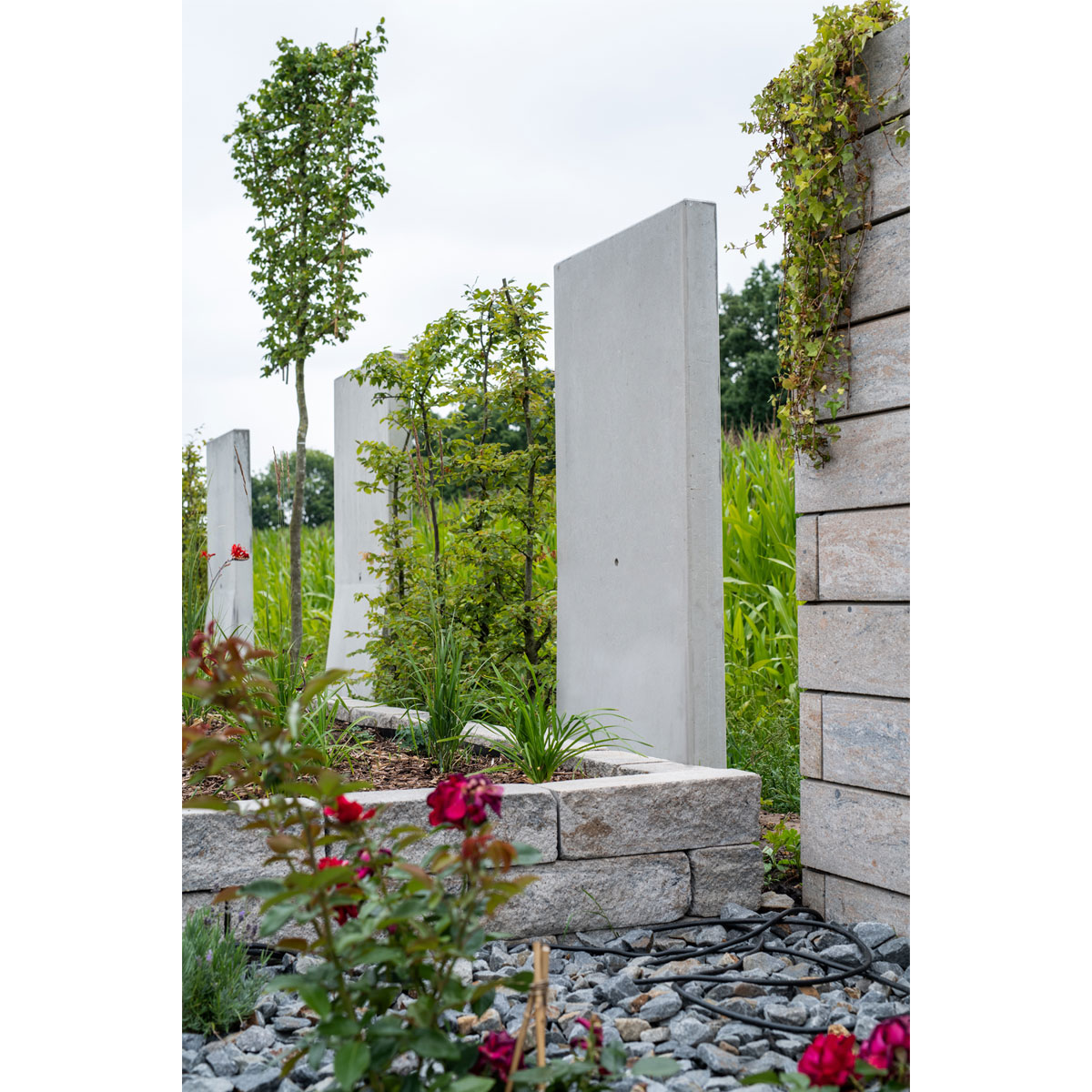 Diephaus  L-Stein bewehrt grau 205 x 100 x 115 x 12 cm Bild 2