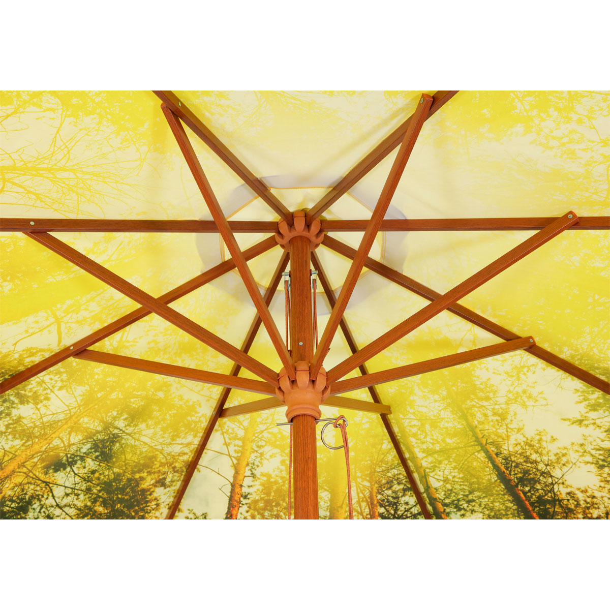 Schneider Schirme Sonnenschirm Malaga Durchmesser 300 cm Forest | sonstige  | 526254