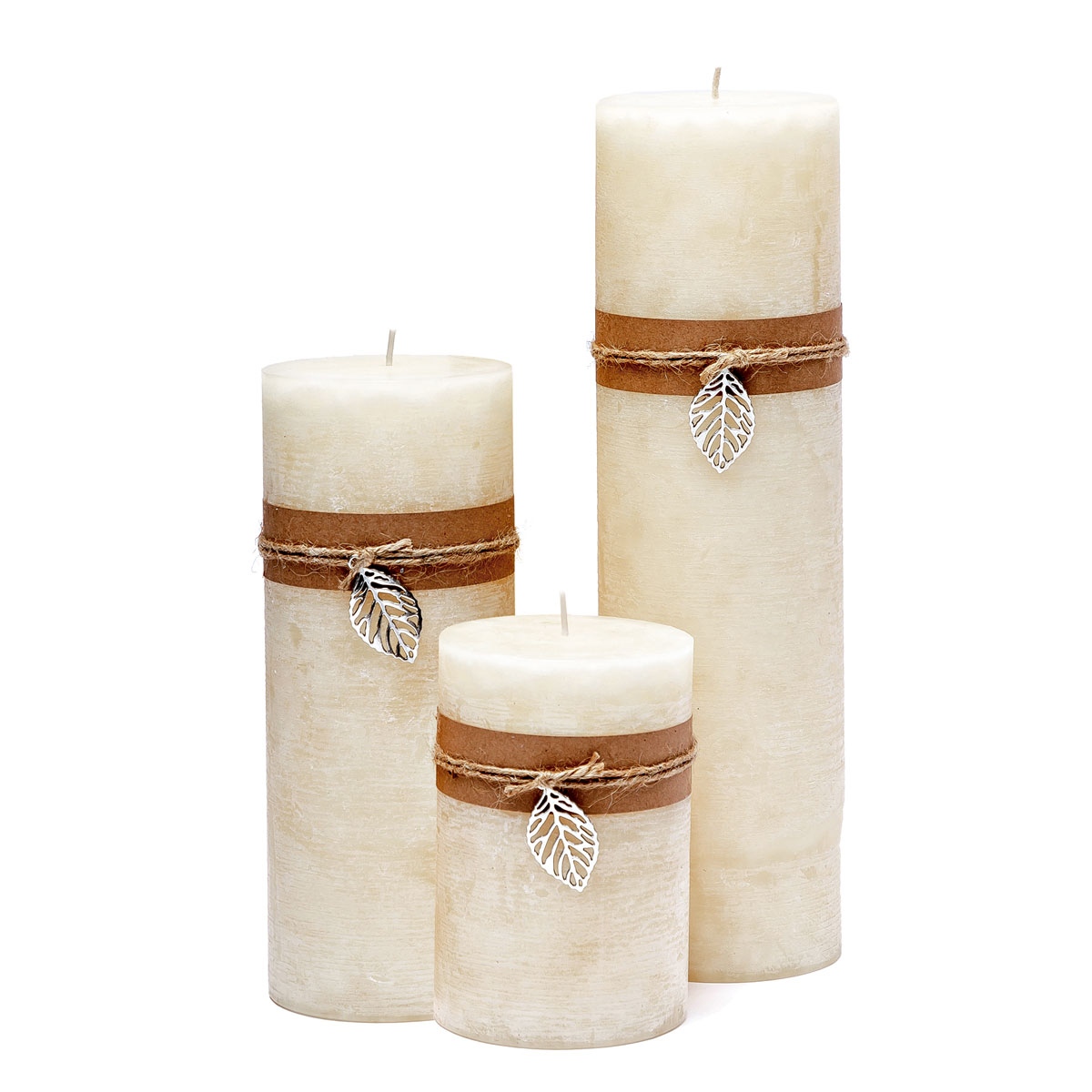 Ambientis Laternenkerze elfenbein Durchmesser 10 cm Höhe 15cm