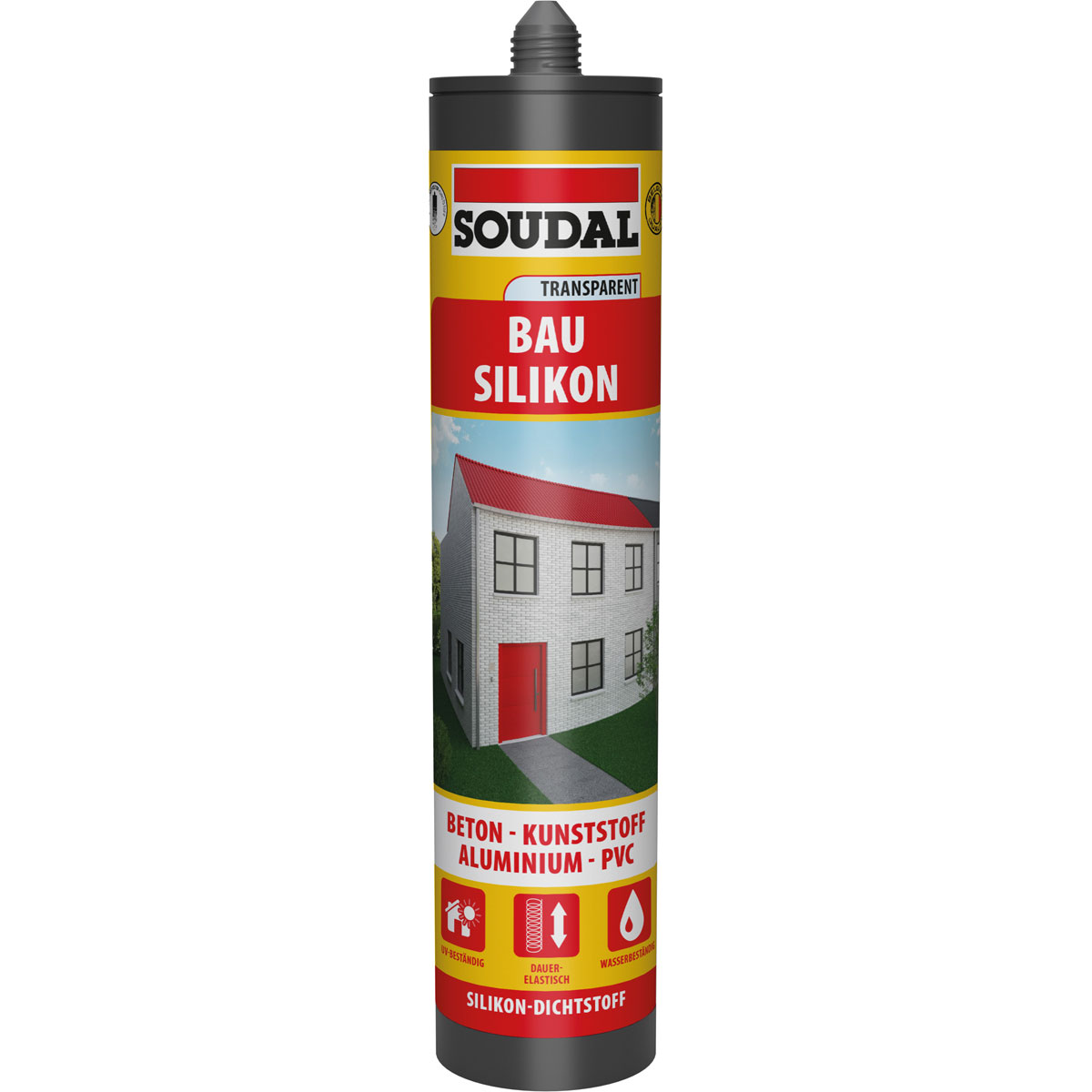 Soudal Bau und Fenster Silikon transparent