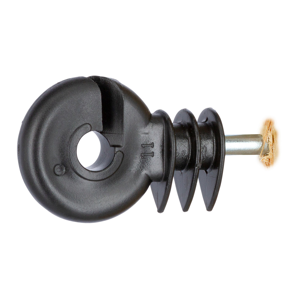 Ringisolator kompakt Durchmesser 6 mm schwarz 25 Stück