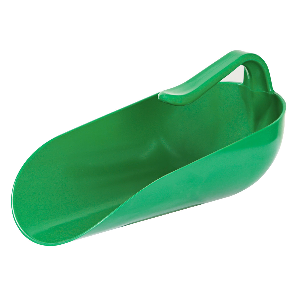 Innenstiel-Futterschaufel, Kunststoff grün