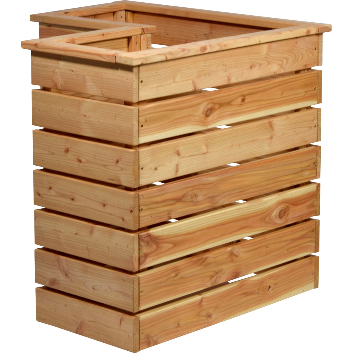 dobar Eck-Hochbeet 78 x 73 x 78 cm beige Bild 4