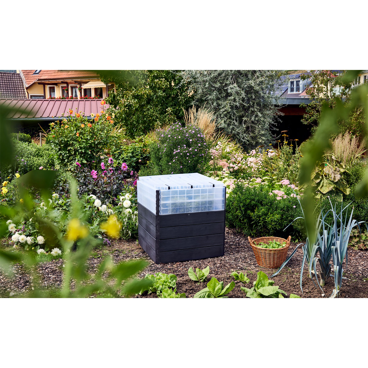 Garantia  Hochbeet Ergo Quadro TurboPlus L 80 Wood, inkl. FLORA Wassersparsystem Bild 3