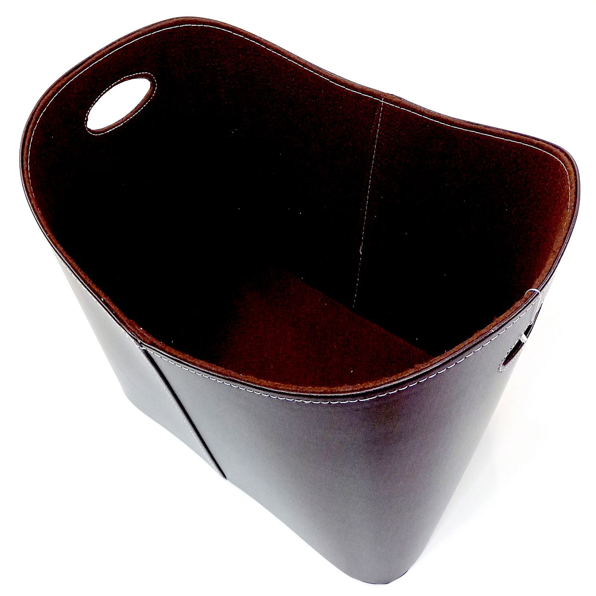 Kunstlederkorb 55 x 35 x 40 cm braun Bild 2