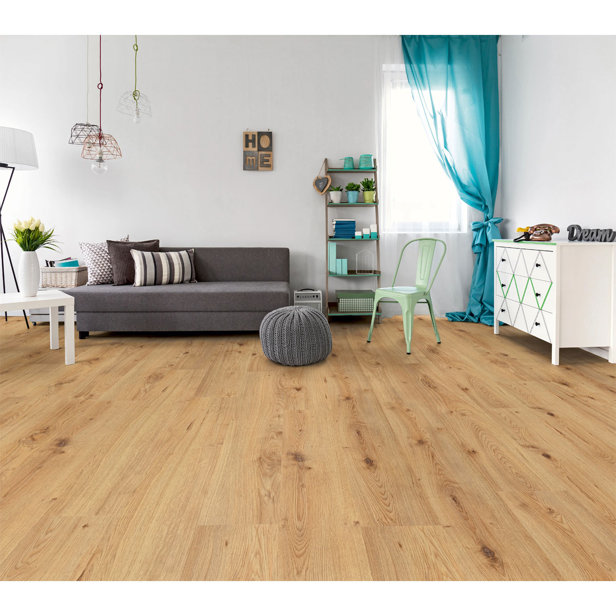 Basic Laminatboden Eiche Silent 138 x 19,3 cm Bild 5