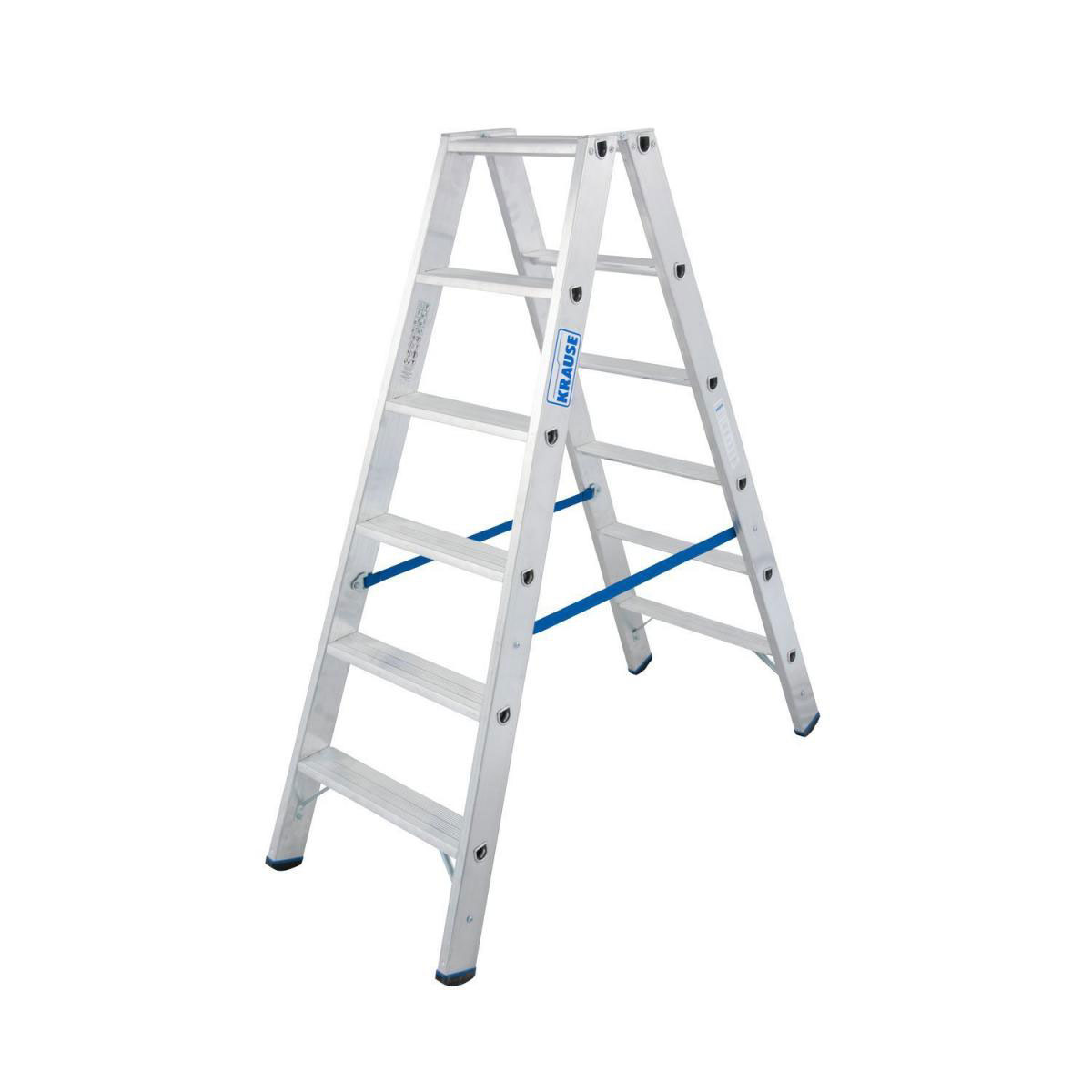 Krause Stufen-Doppelleiter Stabilo 2 x 6 Stufen Bild 1