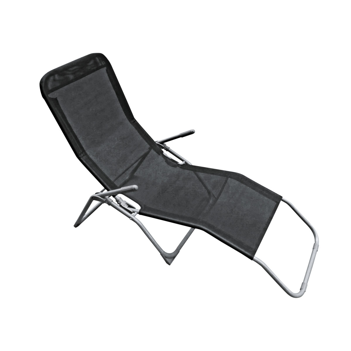 Haveson  Freizeitliege 140 x 60 x 95 cm Anthrazit Bild 2