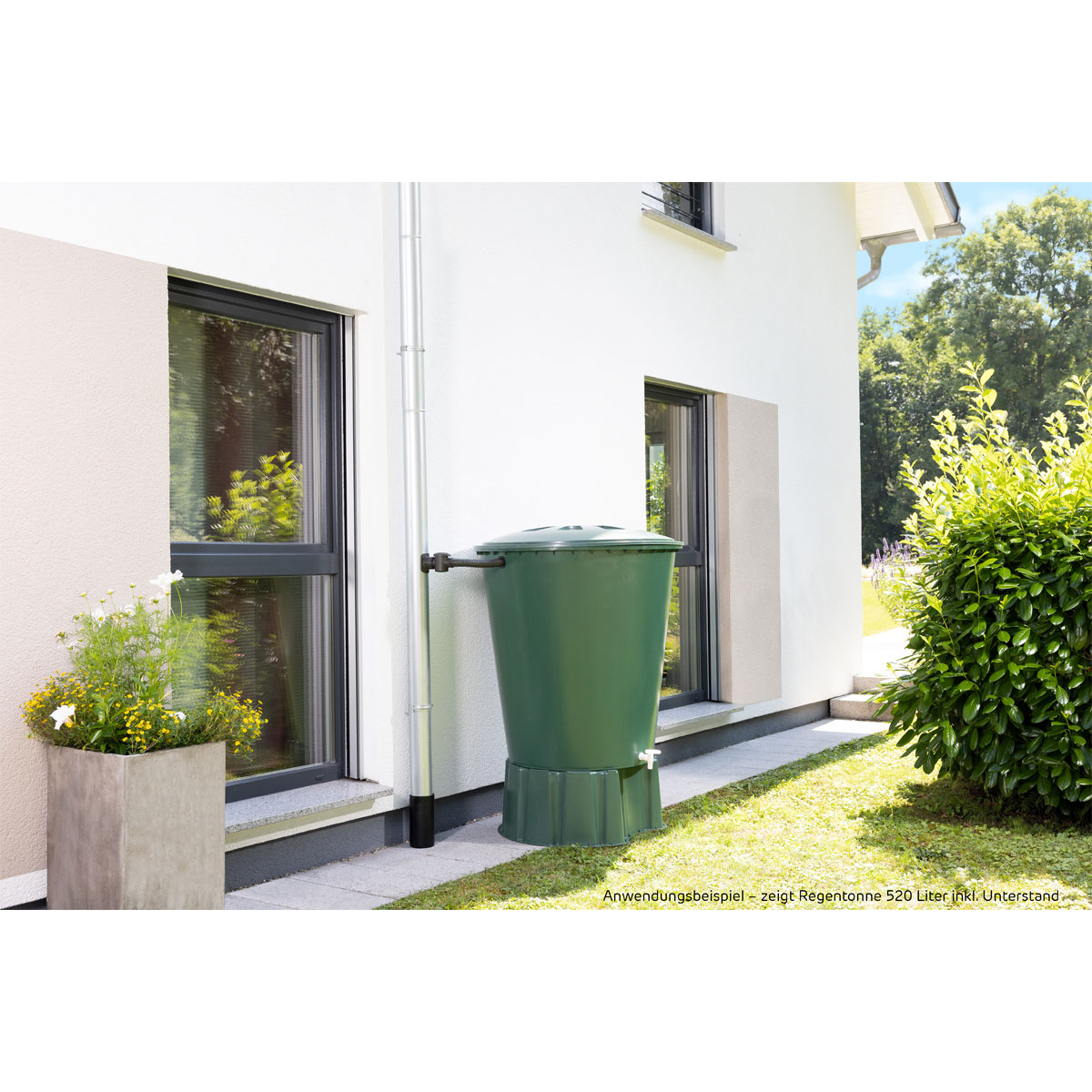 Garantia  Unterstand für 510 L Regentonne grün Bild 3