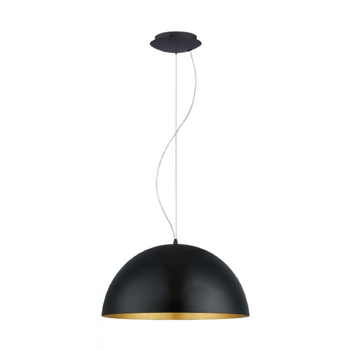 Eglo Hängeleuchte Gaetano1 schwarz/gold Durchmesser 38 x 135 cm