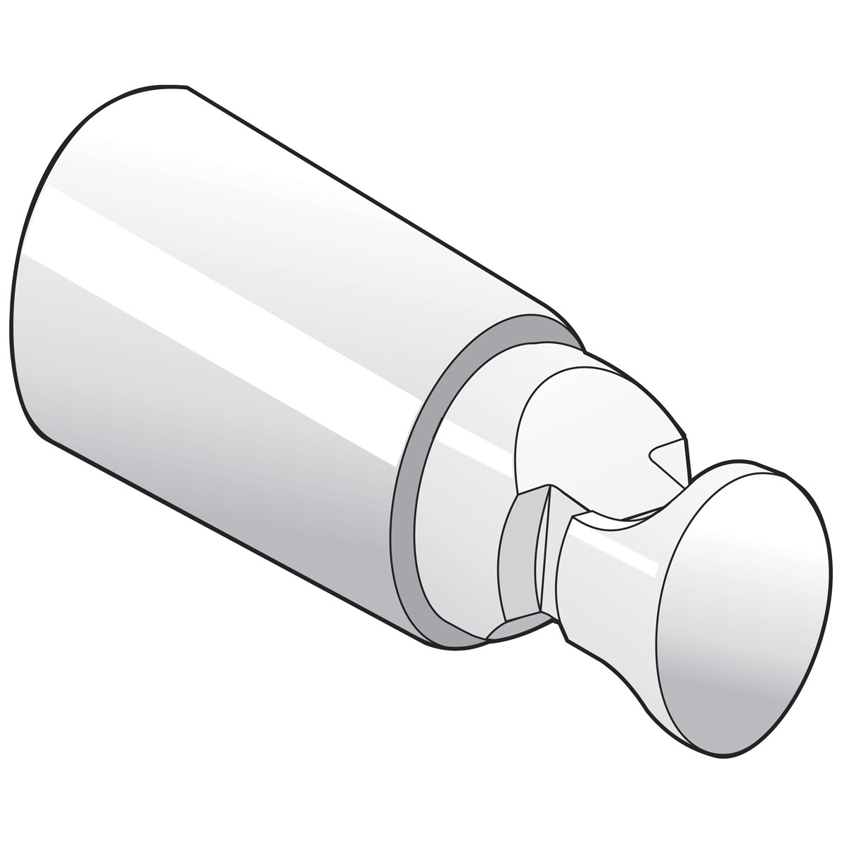 Ximax  Heizkörper Zubehör Kunststoffhalterung für Badheizkörper 4-fach Weiß Bild 2