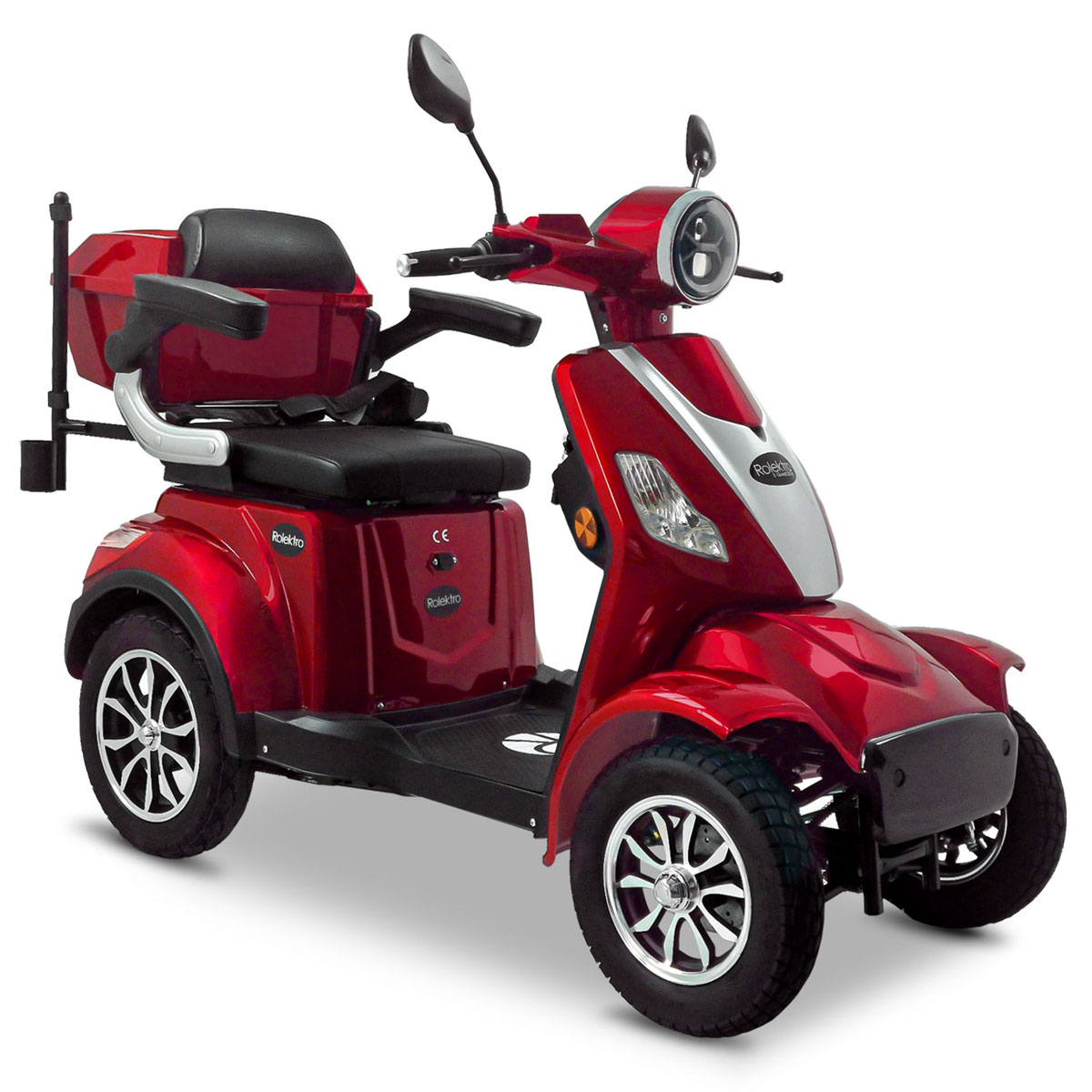 Rolektro E-Quad 25 V.3 Lithium, Rot, 60V-30Ah Akku, 1000 Watt
