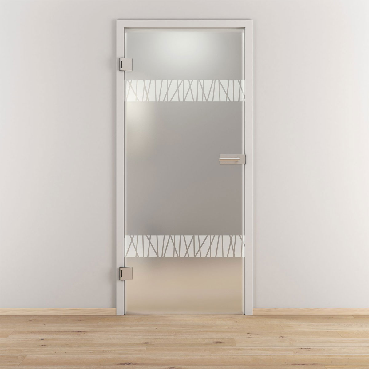 Novadoors Glasdrehtür NOVA 550 mattiert 95,9 x 197,2 cm Links