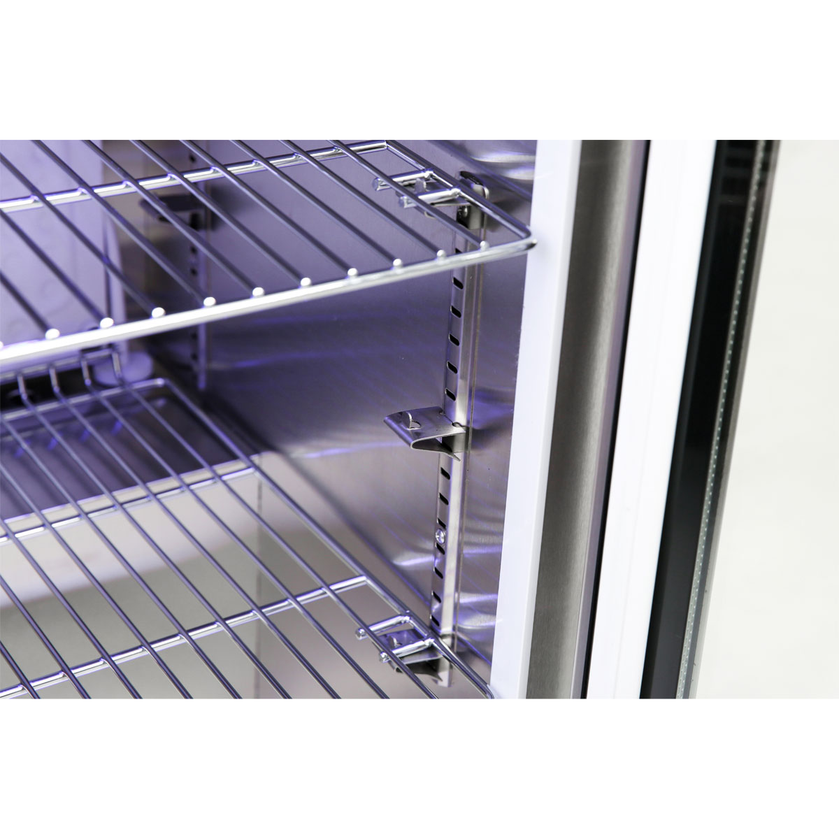 Edelstahl-Erweiterungsmodul mit Doppelkühlschrank Bild 3