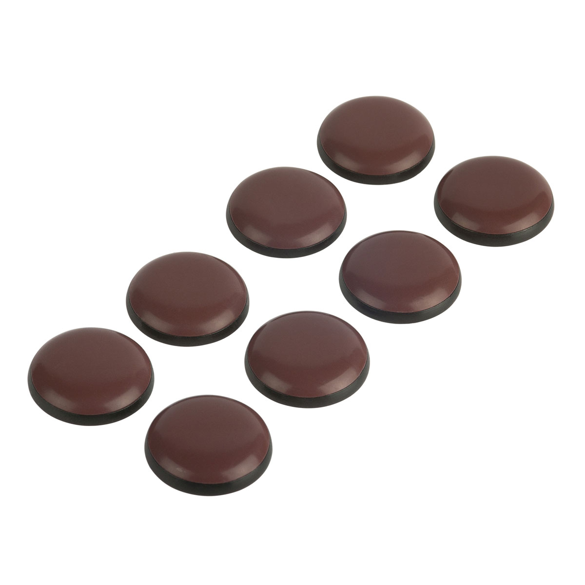 Suki Universalgleiter Easy Glider klebend Durchmesser 2,5 cm braun 8 Stück