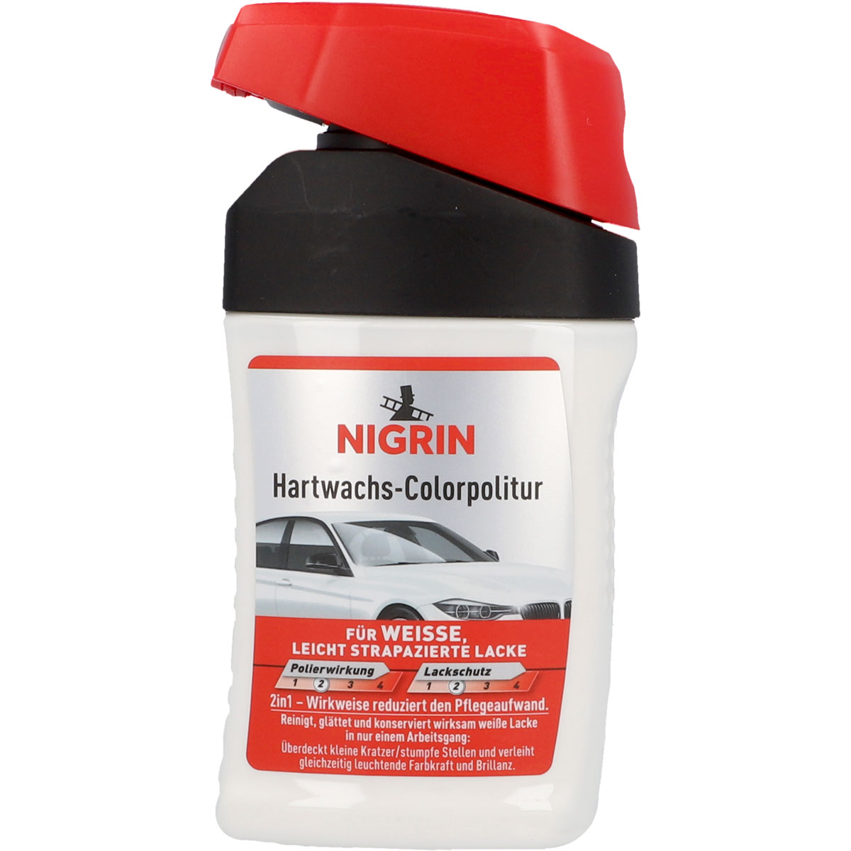 Nigrin  Hartwachs Politur Color weiß 300 ml