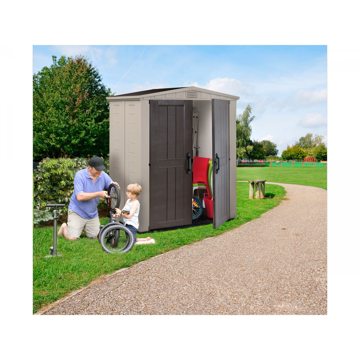 Keter Kunststoffgerätehaus Factor 6 x 3 Bild 4