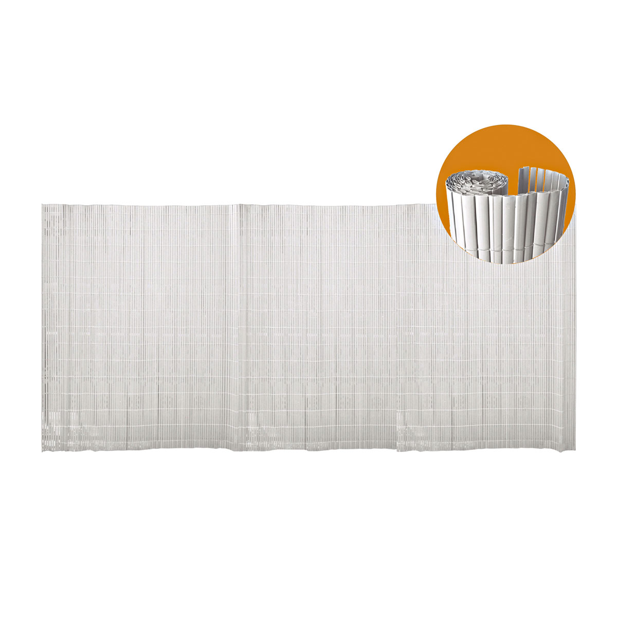 Hartmann  Sichtschutzmatte 90 x 300 cm graublau