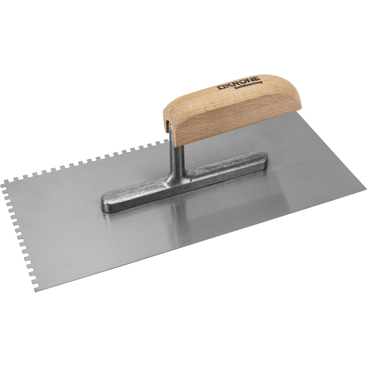 Krone Zahnglättekelle 280 x 130 mm Zahnung 4 x 4 mm