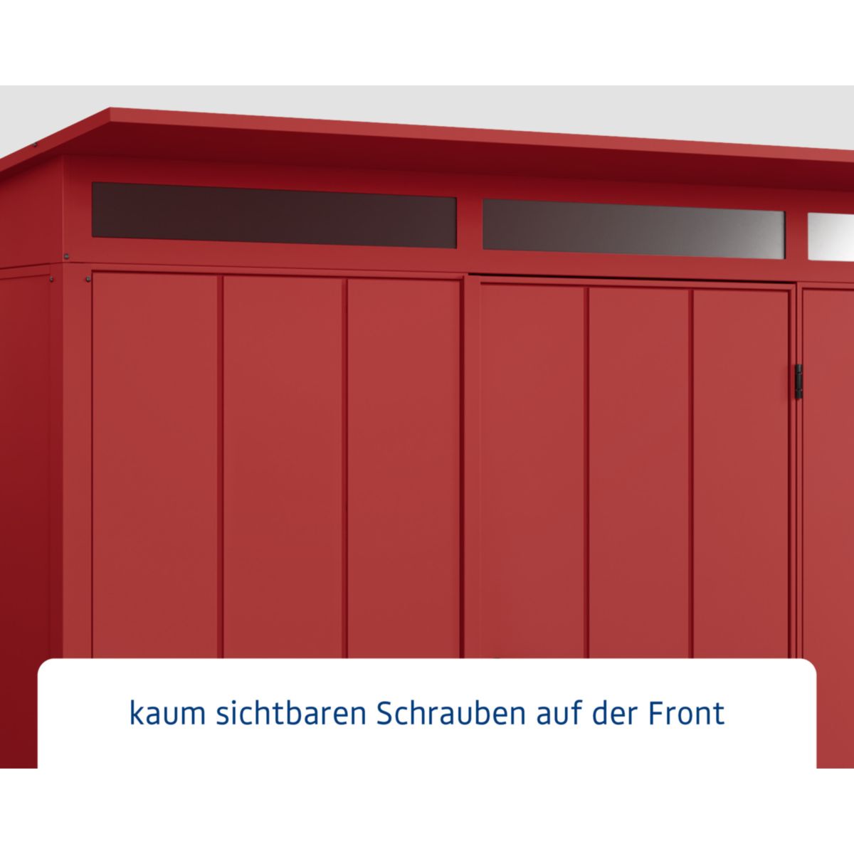 EcoStar  Gerätehaus Elegant-PTyp 3RAL3004 1 flg Bild 4